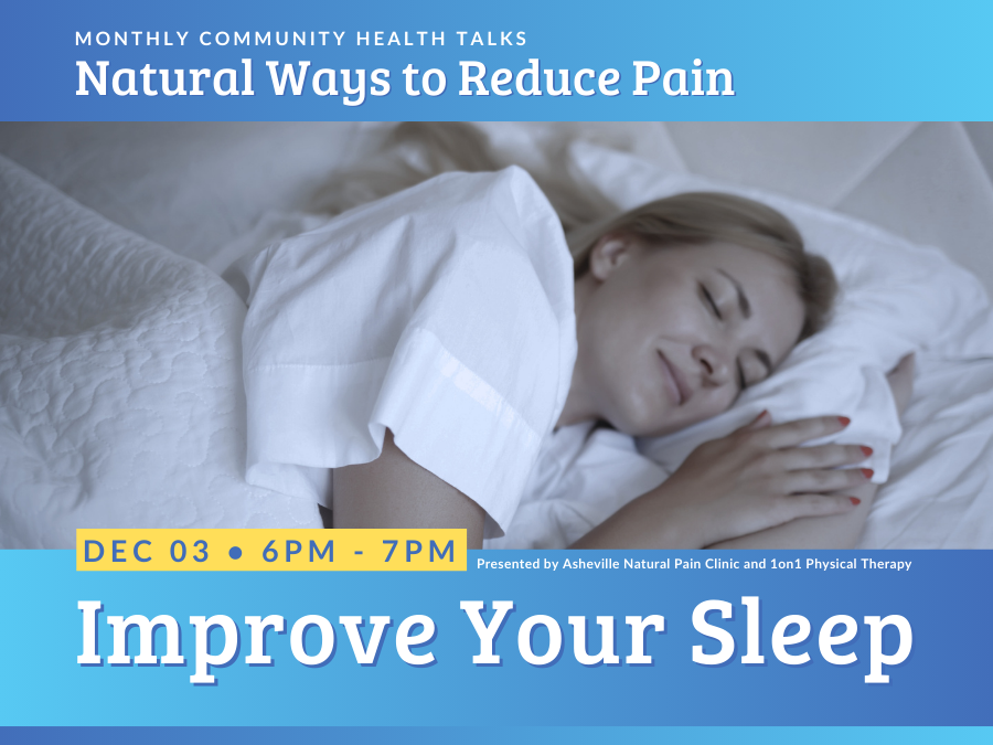 20241203_GMB_1on1PT - Sardis- Community Event improve your sleep for natural pain reduction - a free workshop in asheville, nc